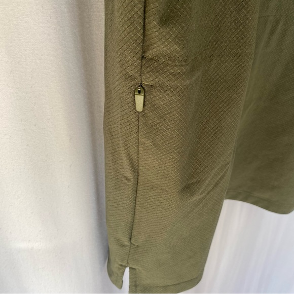 LULULEMON MENS WOVEN AIR HALF ZIP PULLOVER GREEN-Size M - Picture 5 of 6